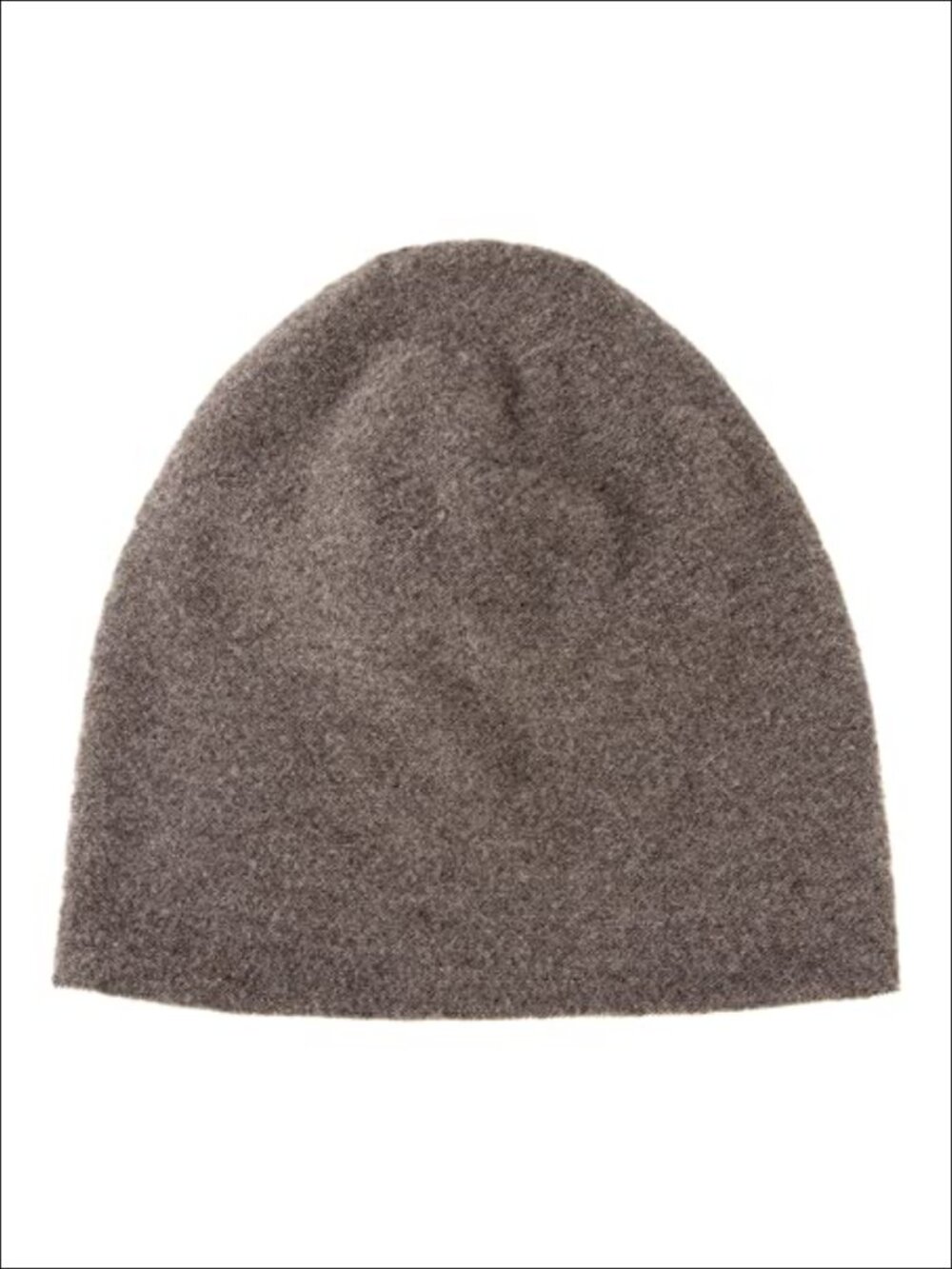 100% Merino Wool Beanie Hat Double-Layered Knitted Ski Cap - Picture 2 of 4